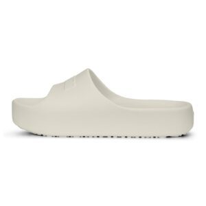 Papuci flatform Shibusa - Alb fildes