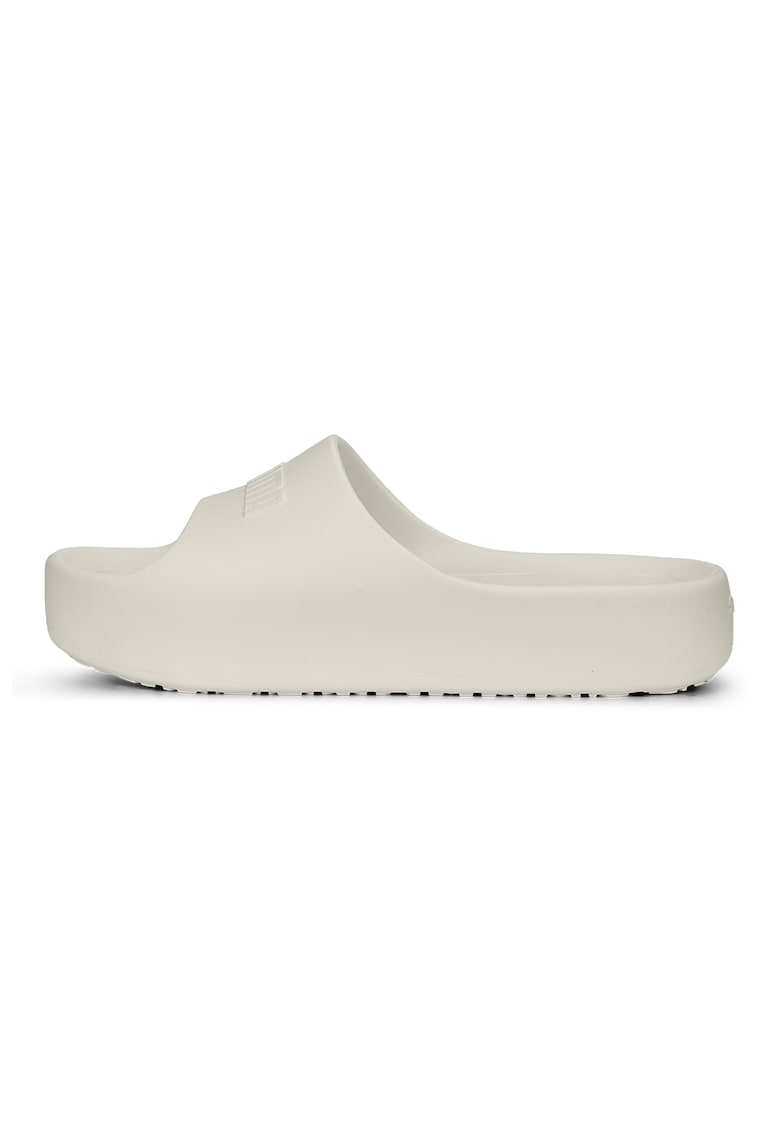 Papuci flatform Shibusa - Alb fildes
