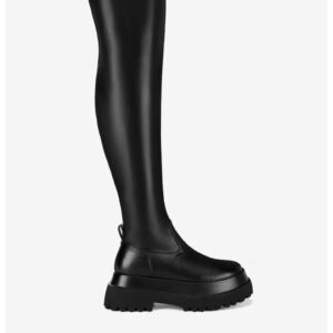 Cizme dama 5905588787815 - Sintetic - Negru - Negru