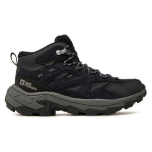 Bocanci trekking dama 304103575 - Piele ecologica - Gri - Gri
