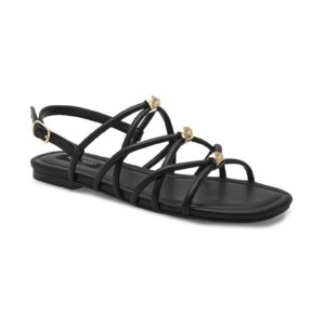 Sandale dama - 555513 - Piele ecologica - Negru