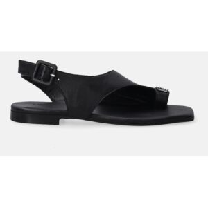 Sandale de piele cu bareta pe deget