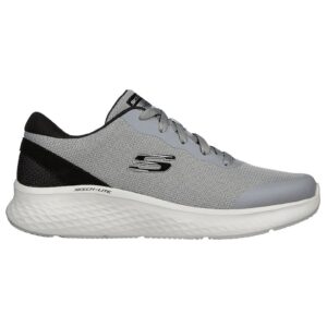 Pantofi sport cu amortizare si detalii peliculizate Skech-Lite Pro - Clear Rush - Negru/Gri