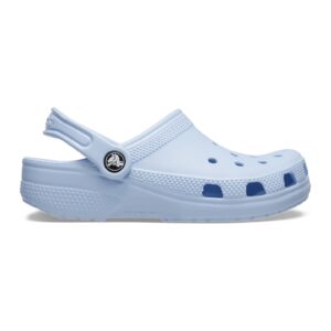 Saboti slingback cu perforatii - Albastru glaciar