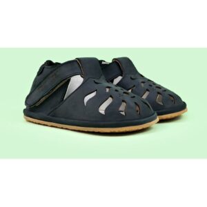 Sandale Barefoot din piele naturala - Camo - Negru - Negru