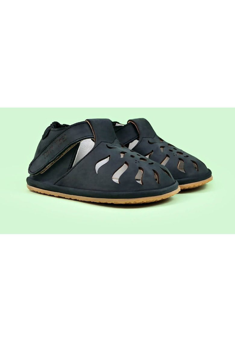 Sandale Barefoot din piele naturala - Camo - Negru - Negru