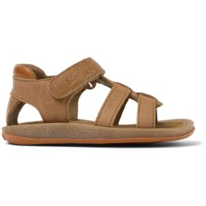 Sandale de piele cu velcro Bicho Bicho - Maro