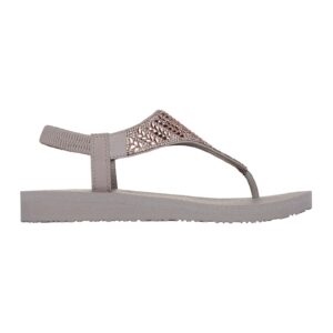Sandale cu strasuri - Maro taupe