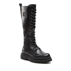 Cizme dama -  301548409 - Piele naturala - Negru - Negru