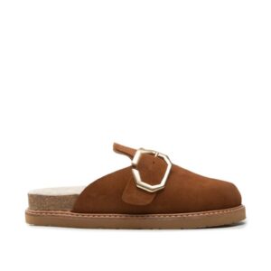 Papuci dama 301455295 - Piele naturala - Maro - Maro