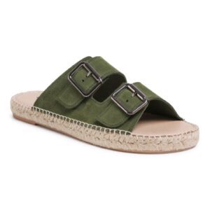 Papuci barbati -  Piele naturala - 34858 - Verde