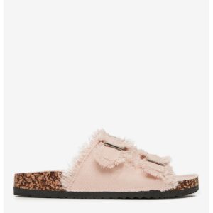 Papuci dama Textil - Roz - Roz