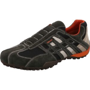 Pantofi sport barbati  Snake - Material textil - Negru - Negru