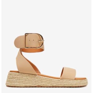 Sandale Sintetic - Bej -