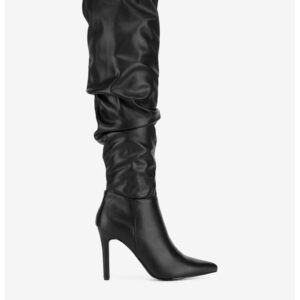 Cizme dama 5905588890270 - Sintetic - Negru - Negru
