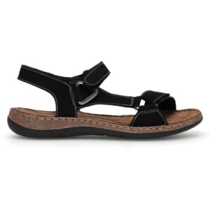 Sandale dama -  Piele naturala - Negru - Negru