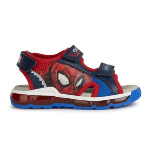 Sandale cu imprimeu Spiderman - Rosu/Bleumarin