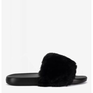 Papuci dama 5905588781073 - Textil - Negru - Negru