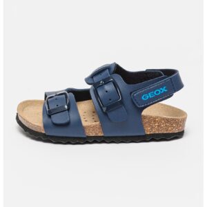 Sandale slingback cu catarama Ghita - Bleumarin