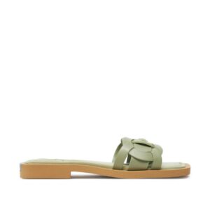 Papuci dama  304180552 - Sintetic - Verde - Verde