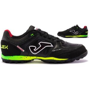 Pantofi sport barbati - Piele naturala - Negru/Verde - Negru