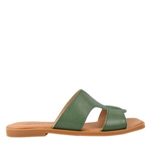 Papuci casual - dama -  X460015E verde - piele naturala - Verde