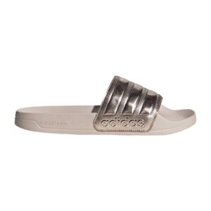 Papuci cu logo Adilette - Auriu/Bej