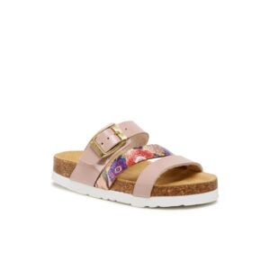 Papuci flip-flop fete - Brinkmann - Piele ecologica - Roz - Roz