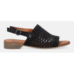 Sandale slingback de piele