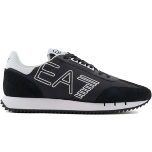 Pantofi sport  EA7 Black & White Vintage 40634 - Alb/Negru