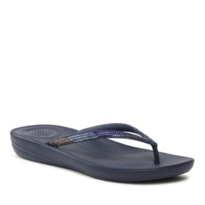 Slapi dama  Iqushion Ombre Sparkle - negru - material sintetic - confortabili