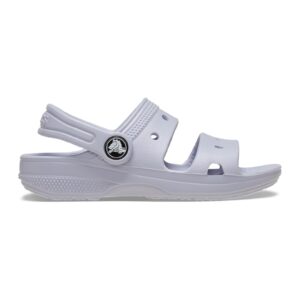 Sandale slingback cu model uni - Lila