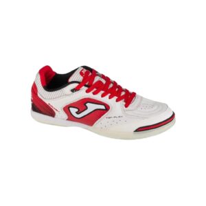 Pantofi de fotbal Top Flex - alb/rosu - sintetic - pentru barbati