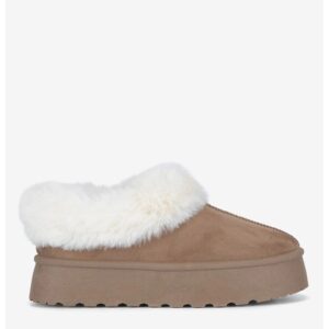 Papuci dama 5905588933328 - Textil - Bej - Bej