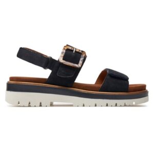 Sandale dama 303784515 - Piele intoarsa - Albastru