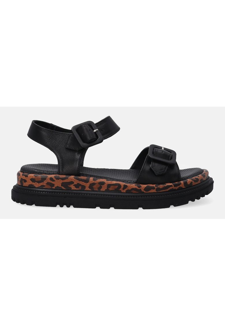 Sandale din piele flatform