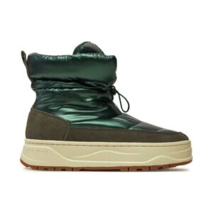 Cizme de zapada PLS50554 Verde -  Piele naturala