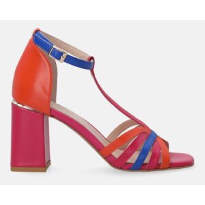 SANDALE Din Piele Model Tricolor