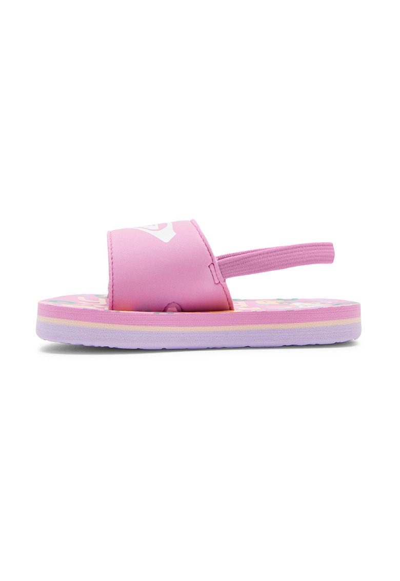 Sandale slingback cu velcro Finn - Lila