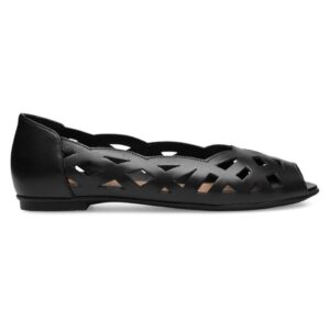 Sandale dama - Piele naturala - Negru - Negru