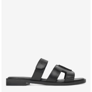 Papuci dama 5904862299891 - Piele naturala - Negru - Negru