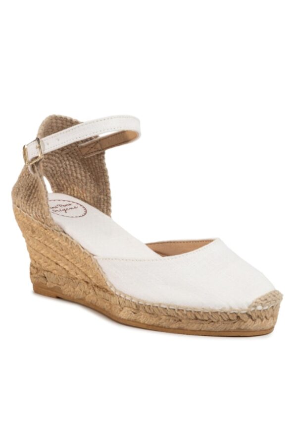 Espadrile dama - 206596246 - Alb - Textil - Alb