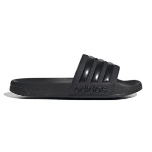 Papuci cu logo Adilette - Negru stins