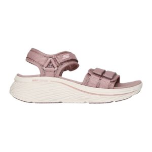 Sandale cu talpa plata si velcro - Roz inchis