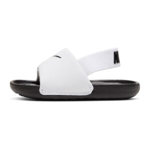 Sandale cu bareta slingback Kawa - Alb/Negru