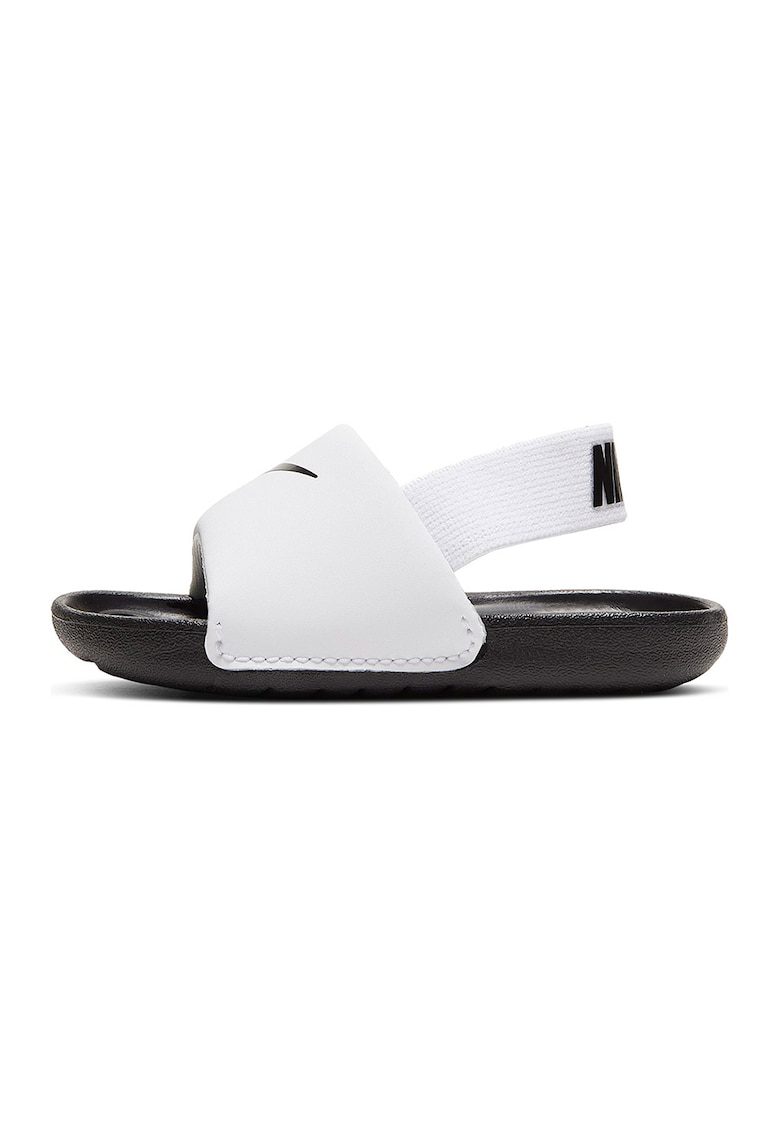 Sandale cu bareta slingback Kawa - Alb/Negru