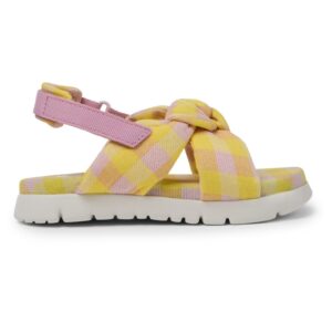 Sandale slingback Oruga 743 - Galben/Roz