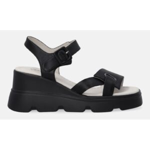 Sandale de piele cu platforma