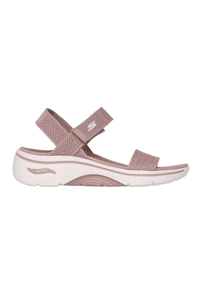 Sandale din material textil Go Walk Arch Fit - Roz prafuit
