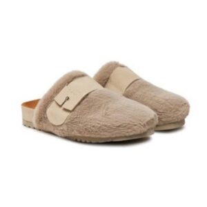 Papuci dama Textil - Bej - Bej